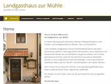 Tablet Screenshot of landgasthaus-zur-muehle.de